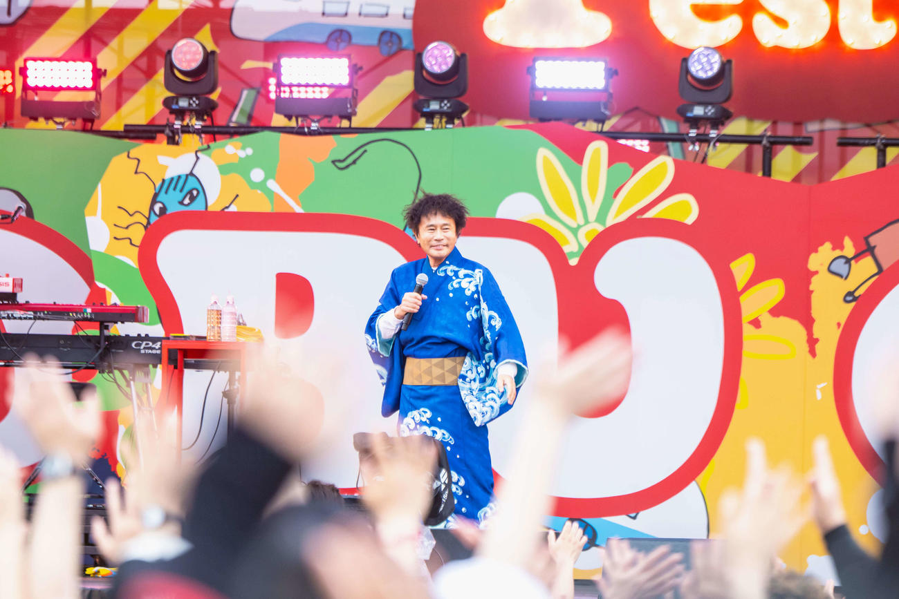ごぶごぶフェスに出演した浜田雅功（C）GOBU GOBU Festival撮影：ハヤシマコ