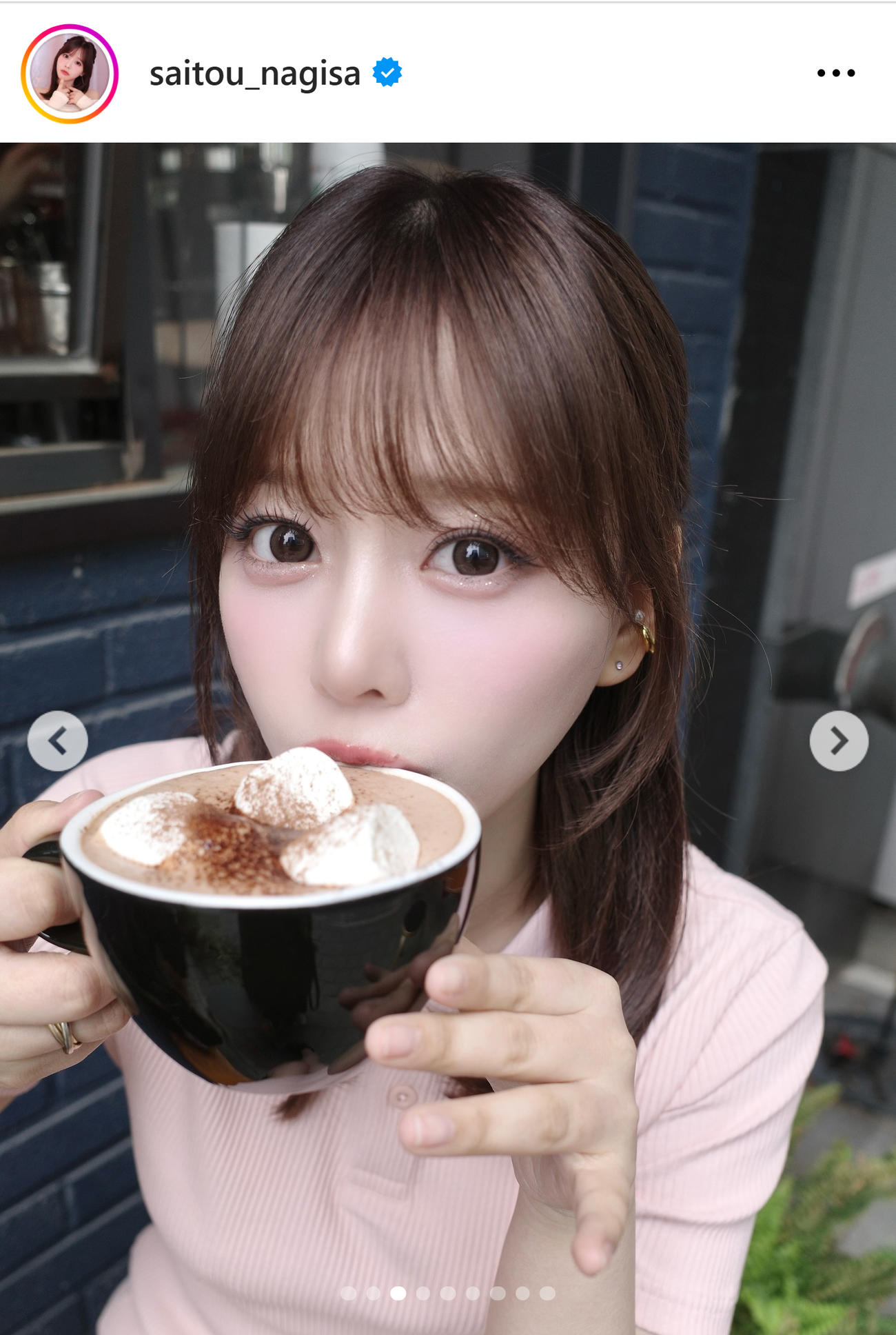 齊藤なぎさのインスタグラムから