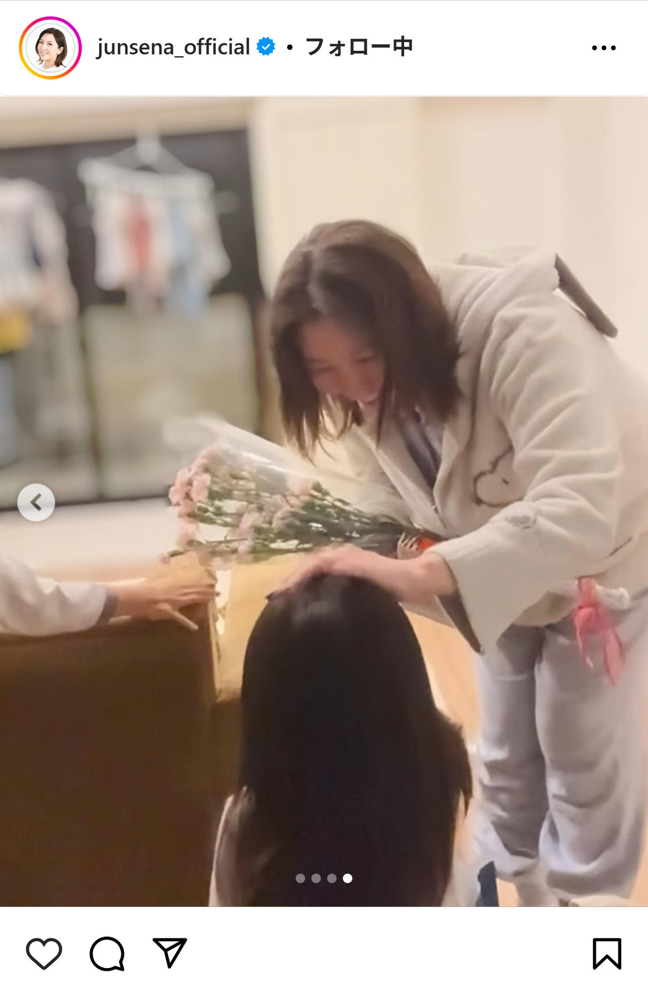 瀬奈じゅんのインスタグラムから