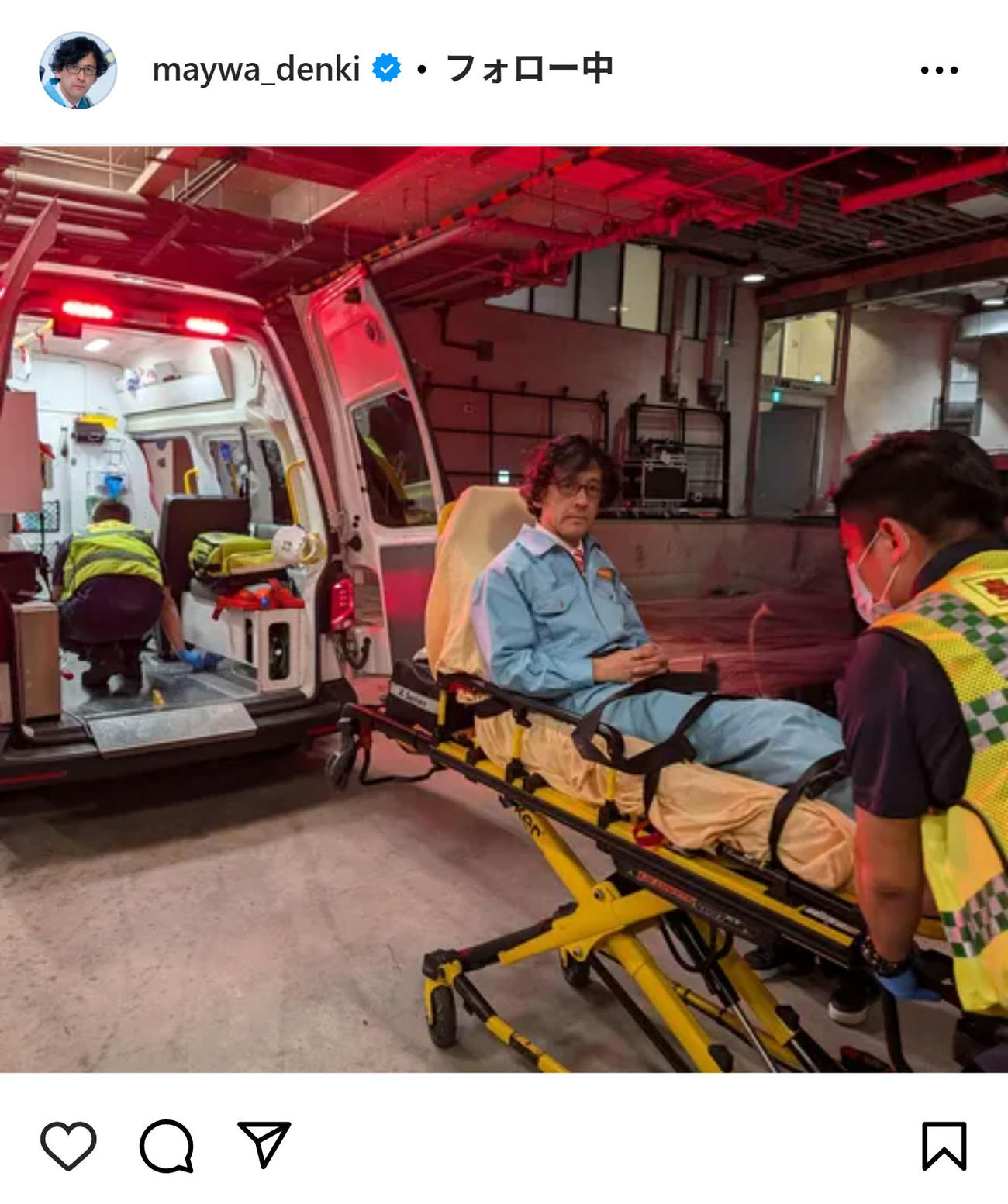 明和電機のインスタグラムから