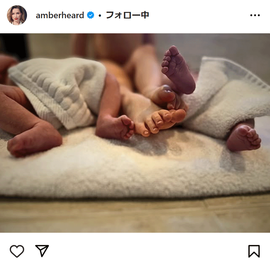 アンバー・ハードのインスタグラムから