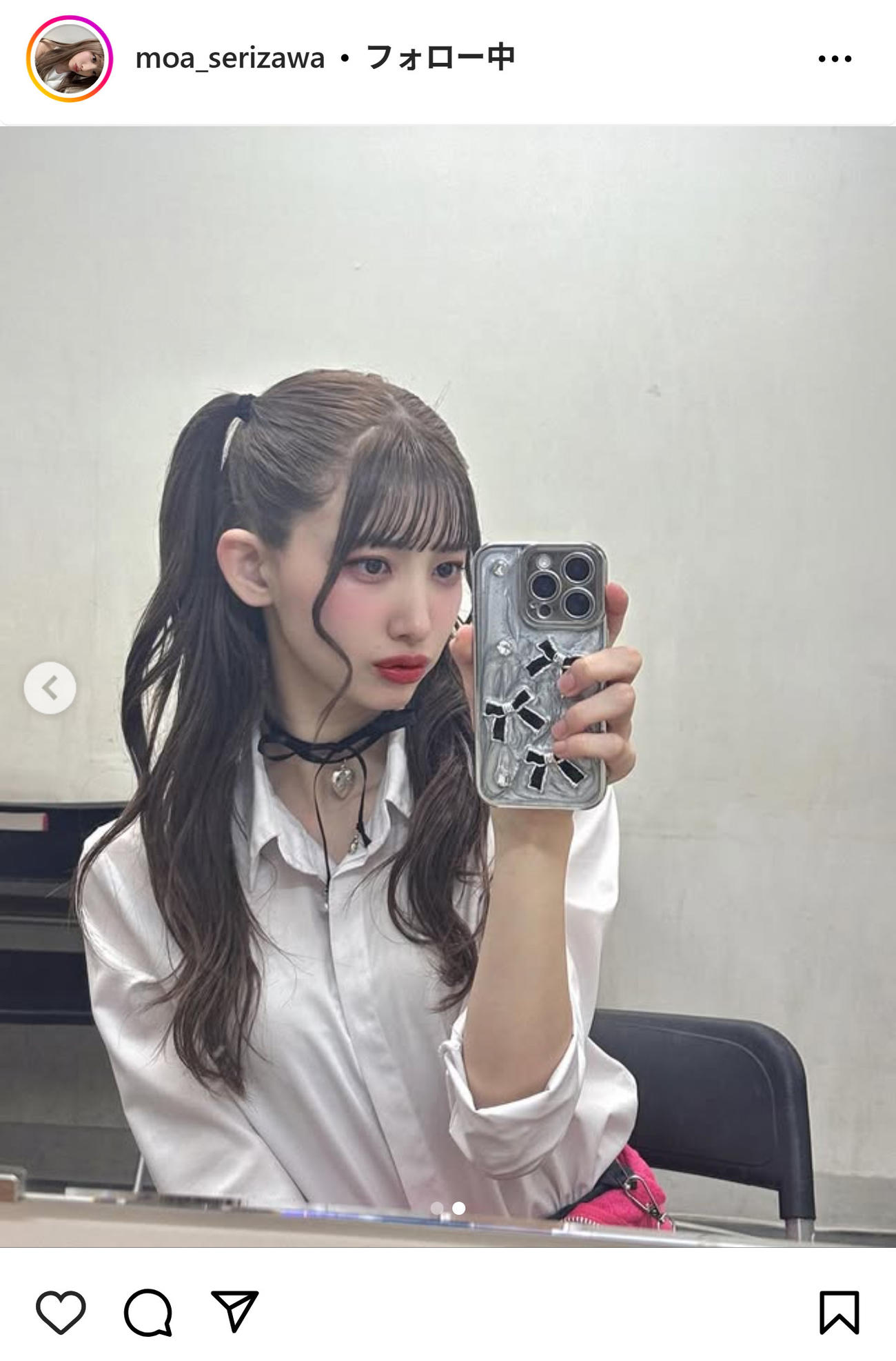 芹澤もあのインスタグラムから