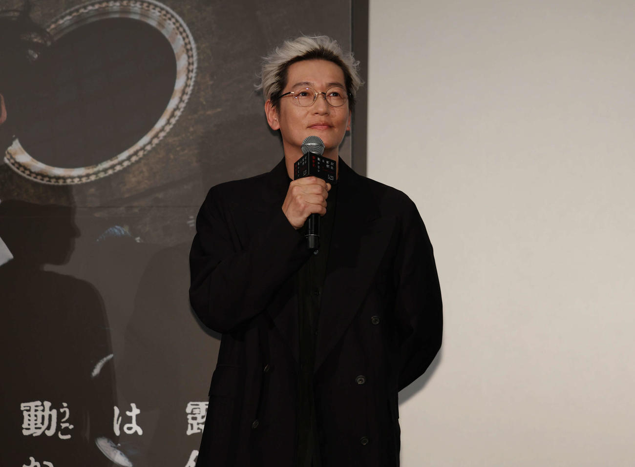 ジャパンプレミアであいさつをする井浦新（撮影・増田悦実）
