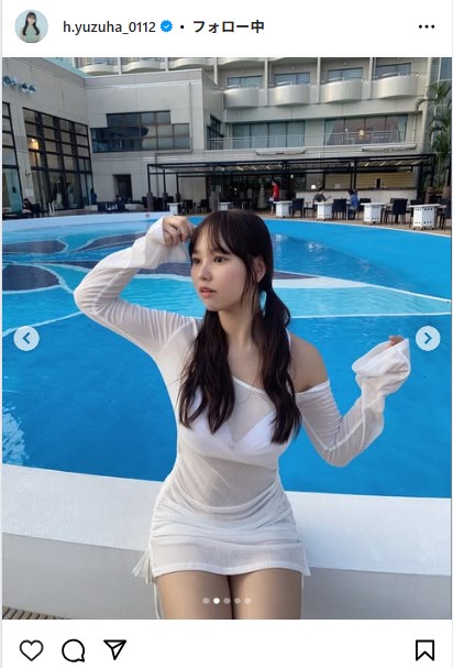 本郷柚巴のインスタグラムから