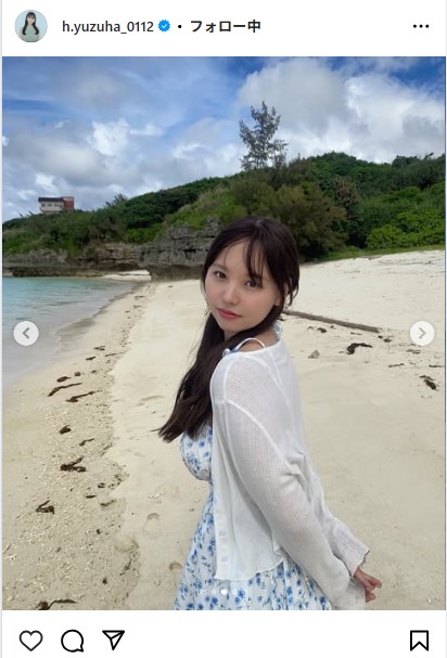 本郷柚巴のインスタグラムから