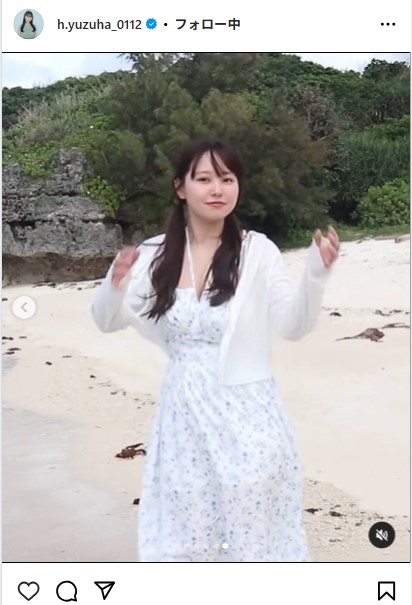 本郷柚巴のインスタグラムから