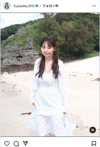 本郷柚巴のインスタグラムから