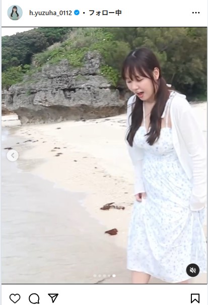 本郷柚巴のインスタグラムから