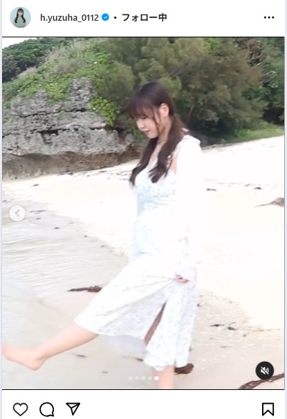 本郷柚巴のインスタグラムから