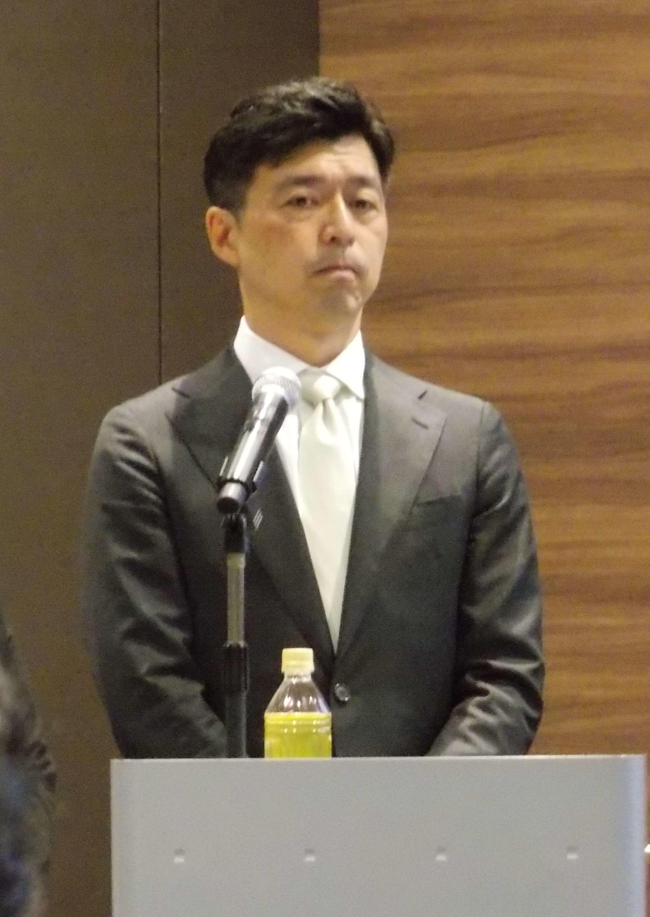 豊原謙二郎アナウンサー（2025年4月撮影）