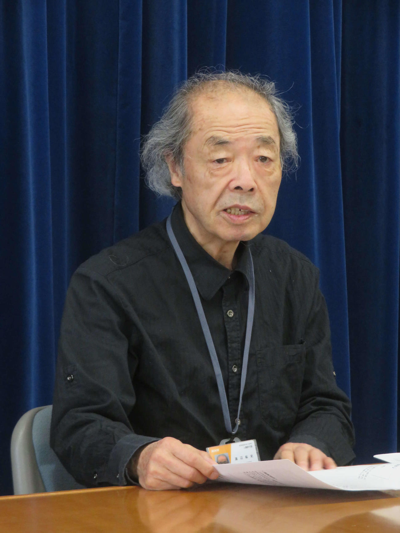「放送人グランプリ2025」発表会に出席した一般社団法人「放送人の会」渡辺紘史氏