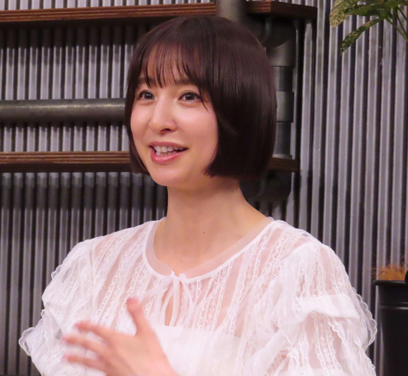 「WHITE SCORPIONのSCORPISM」収録取材会に出席した篠田麻里子