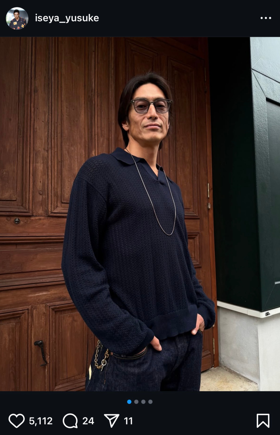 伊勢谷友介のインスタグラムから