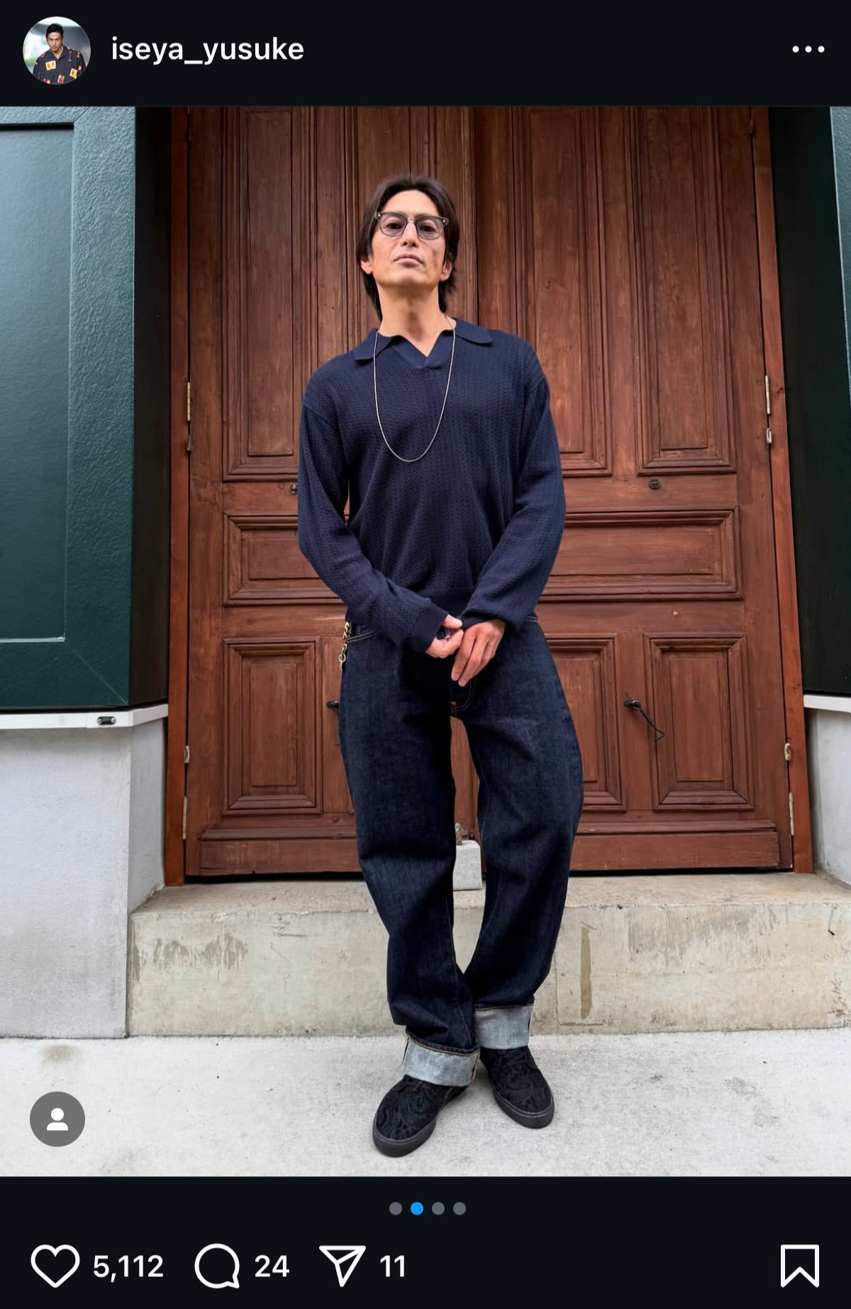 伊勢谷友介のインスタグラムから