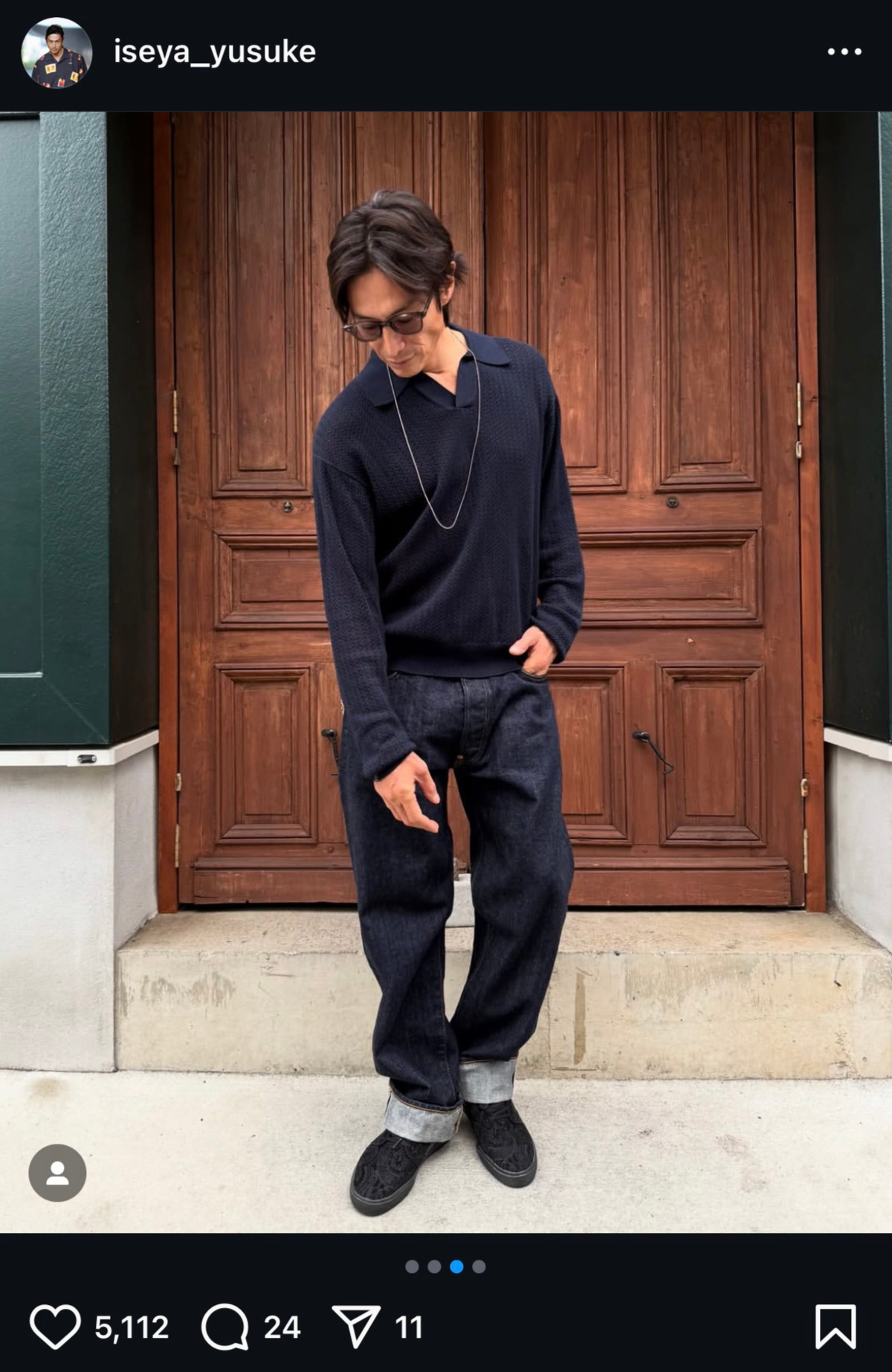 伊勢谷友介のインスタグラムから