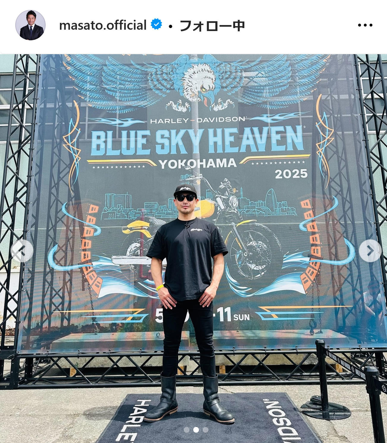 魔裟斗インスタグラムから