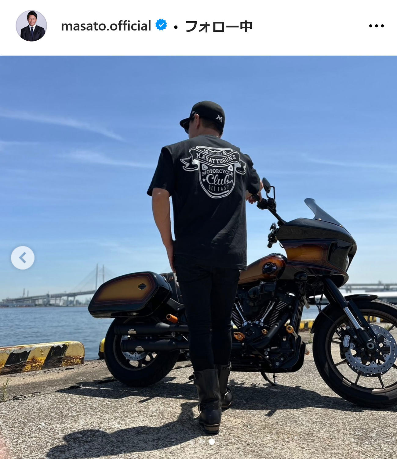魔裟斗インスタグラムから
