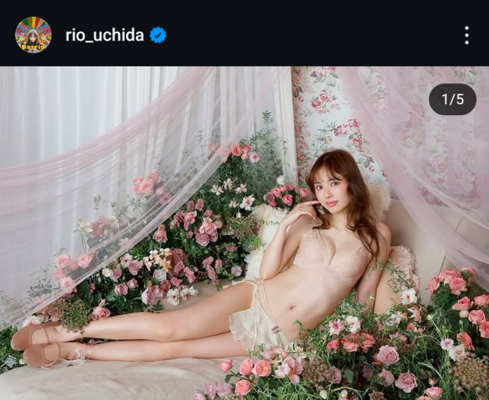 内田理央のインスタグラムから