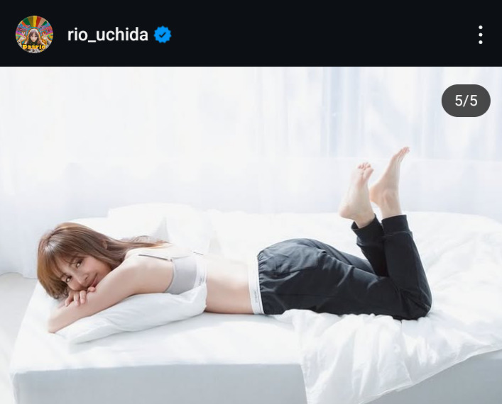 内田理央のインスタグラムから