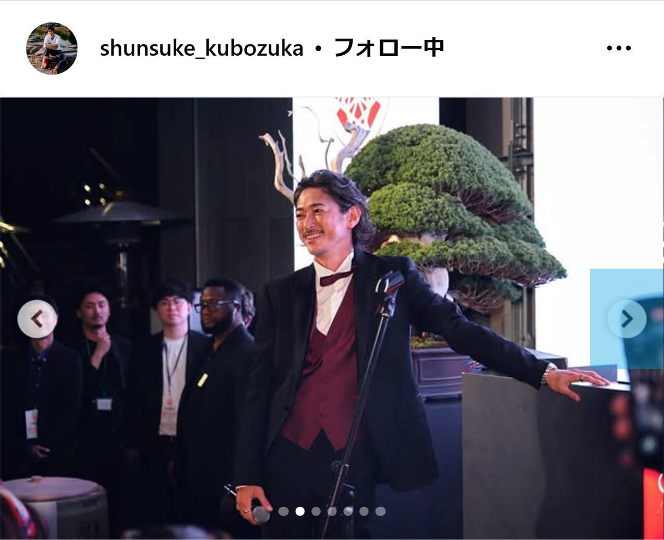 窪塚俊介のインスタグラムから