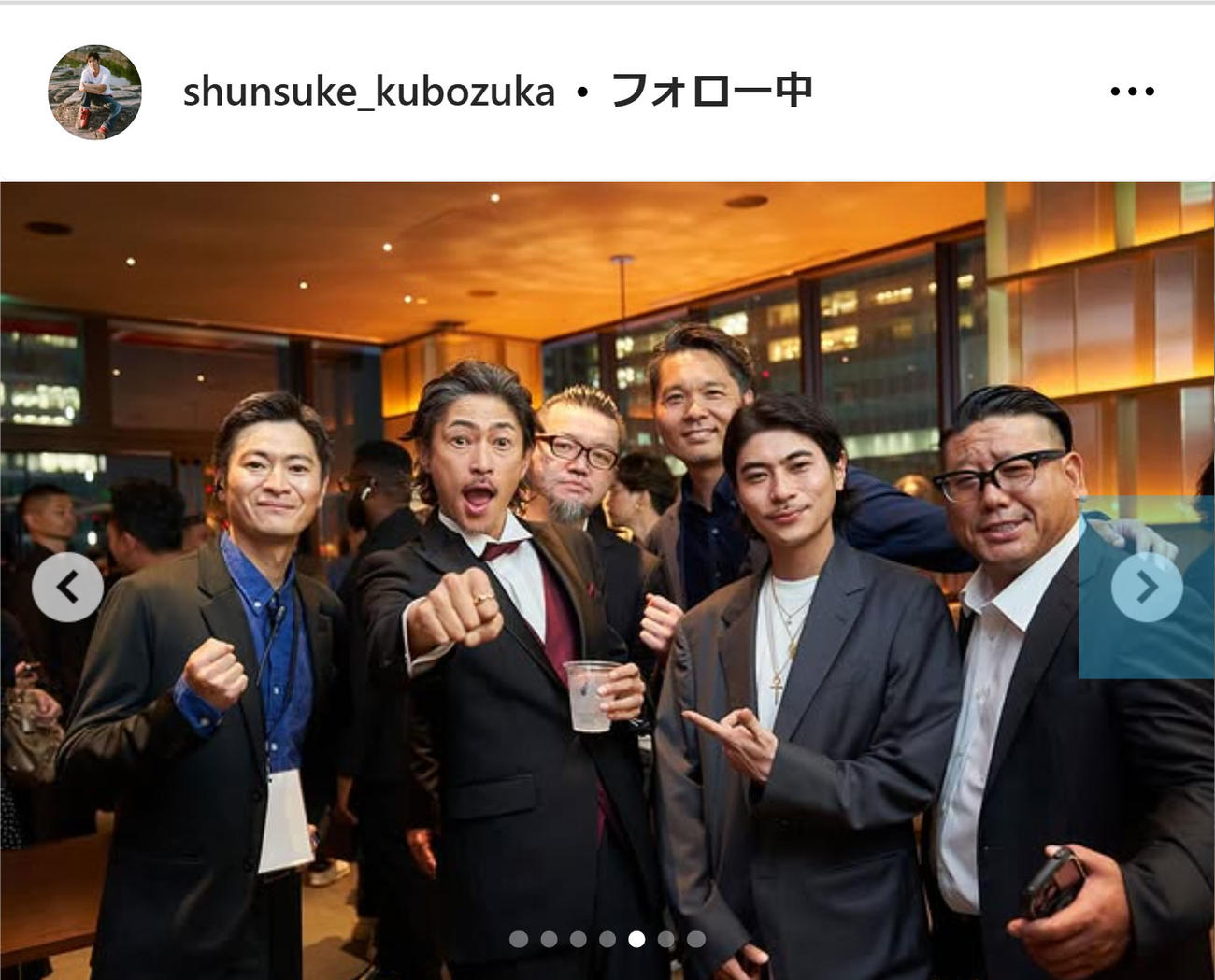 窪塚俊介のインスタグラムから