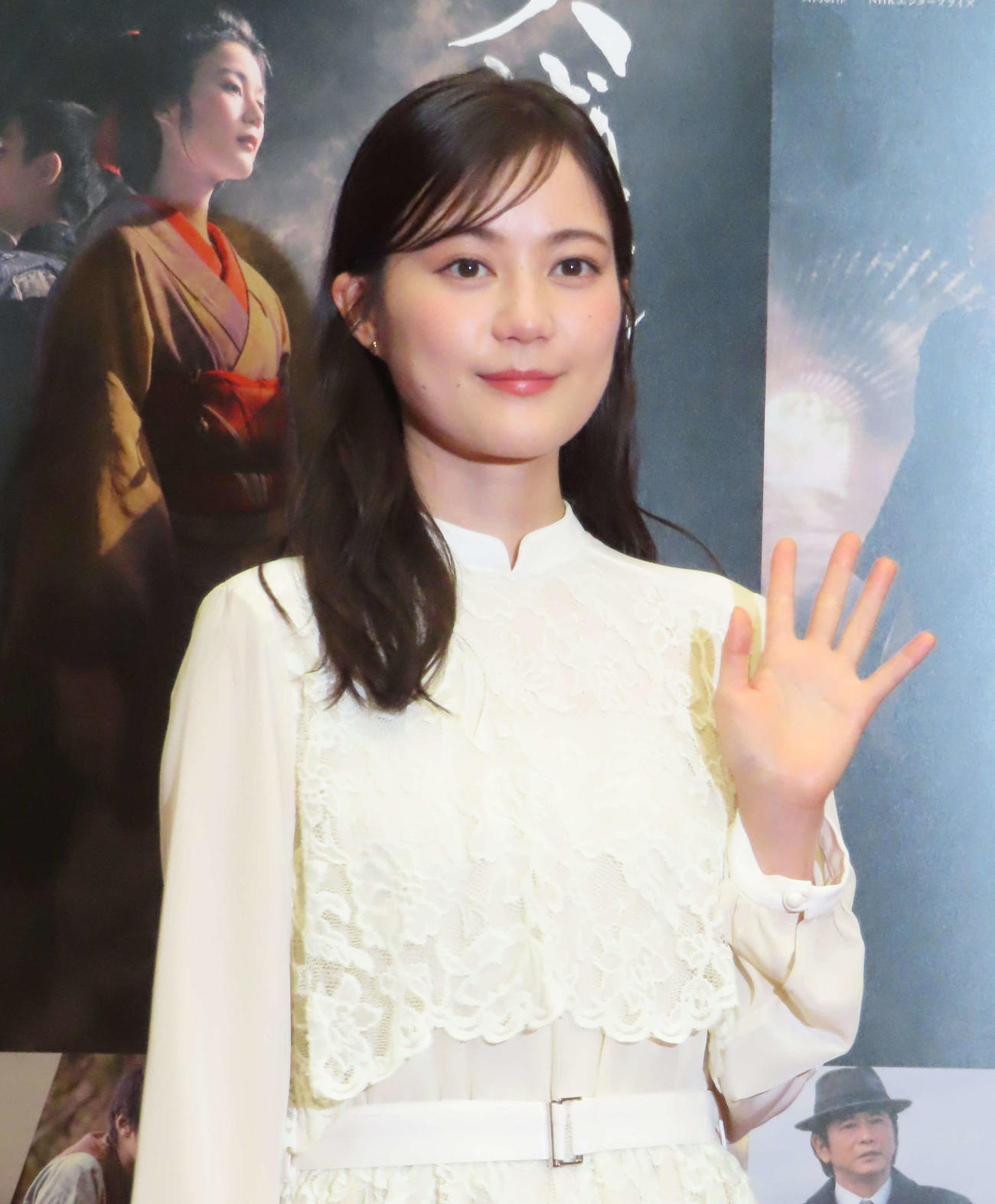 NHK BS特集ドラマ「天城越え」の取材会に出席した生田絵梨花