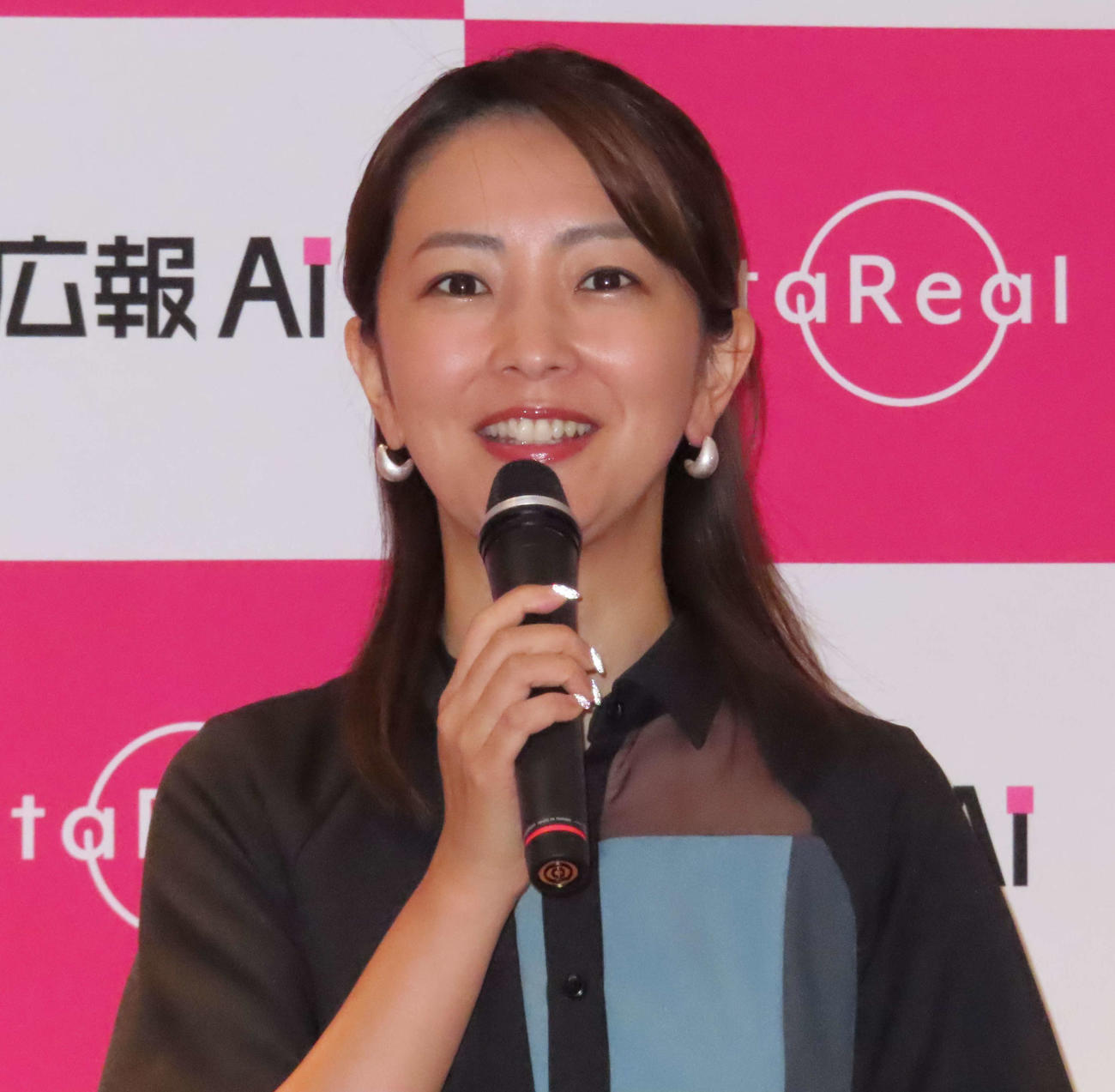 「広報AI」記者発表会に出席した大木優紀氏