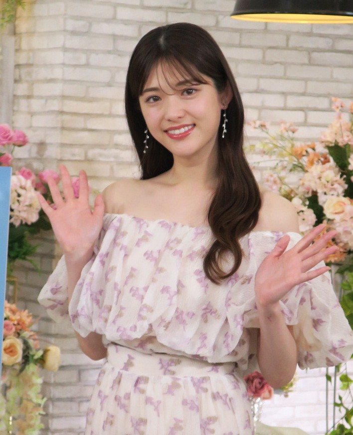 ABEMAオリジナル「さよならプロポーズviaスペイン」取材会に参加した松村沙友理