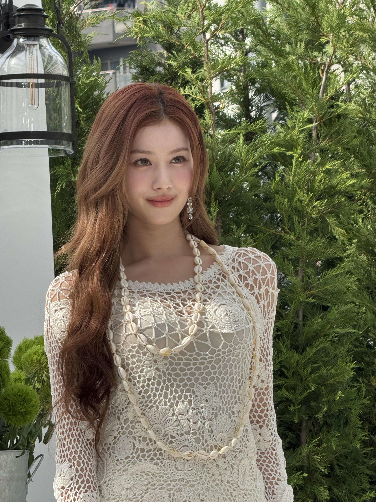 「Ralph Lauren The Hamptons Garden」オープニングレセプションに出席したTWICEのSANA