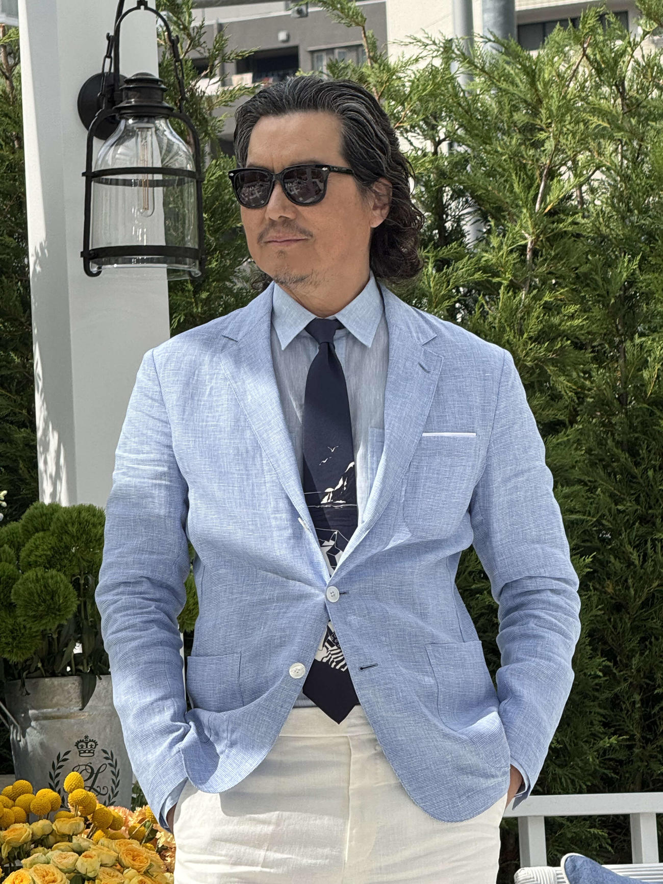 「Ralph Lauren The Hamptons Garden」オープニングレセプションに出席した豊川悦司