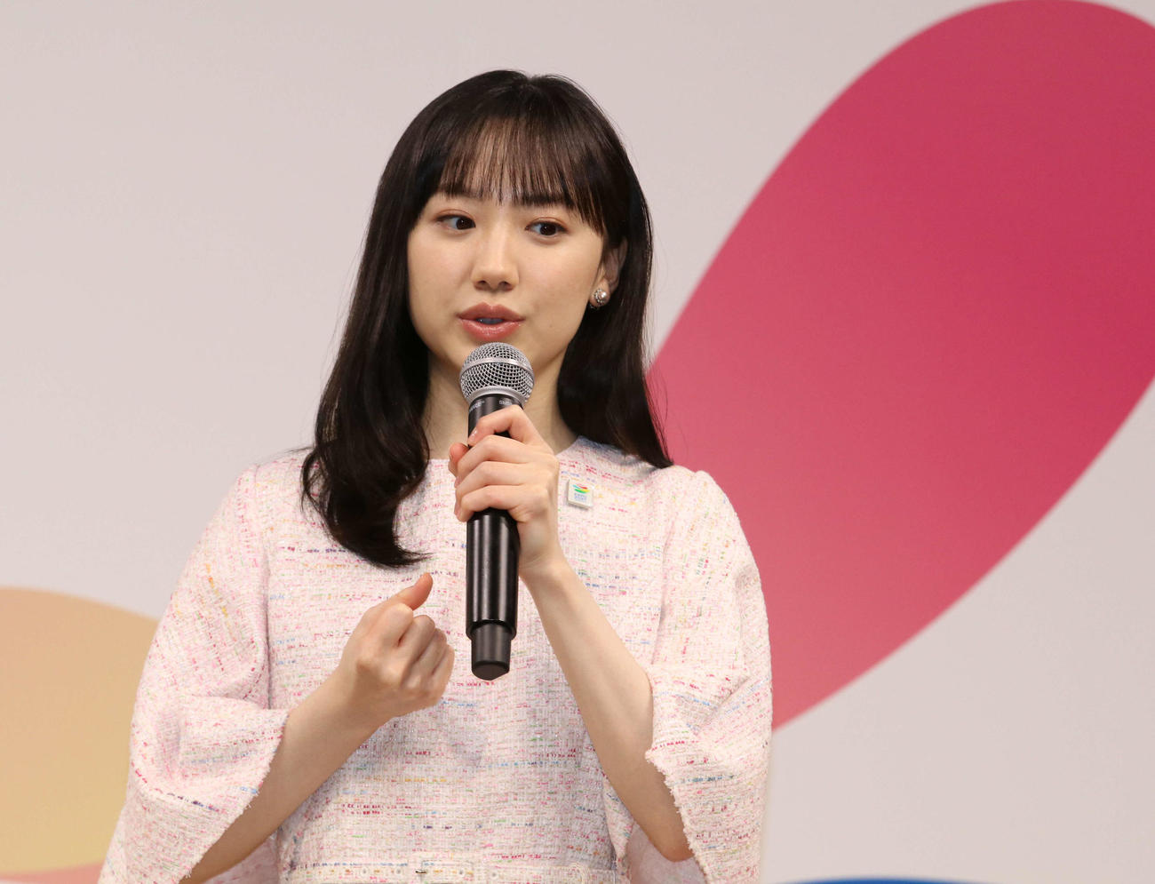 「GREEN×EXPO 2027」新プロジェクト発表会に登場した芦田愛菜（撮影・山本佳央）