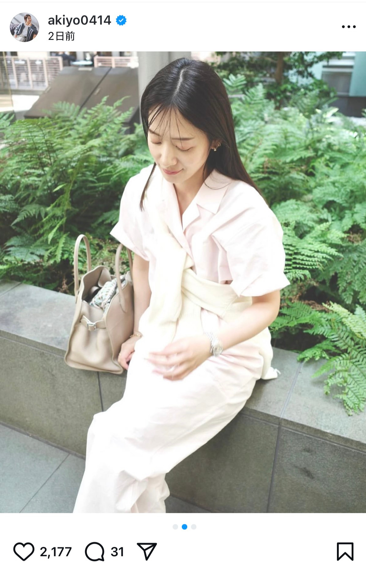 吉田明世アナのインスタグラムから