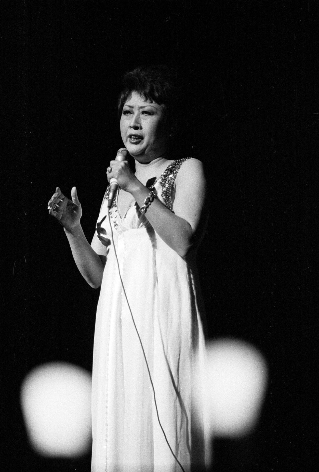 マーサ三宅さん（1974年1月28日撮影）