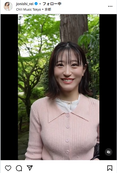 上西怜のインスタグラムから
