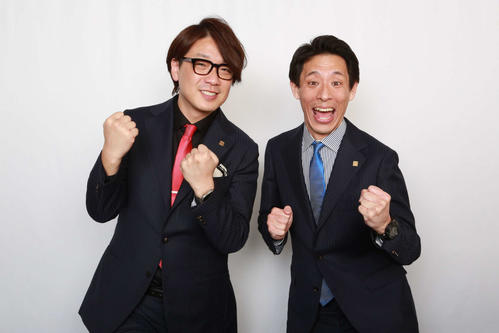 「THE SECOND～漫才トーナメント～2025」ファイナリストの囲碁将棋、文田大介、根建太一（右）