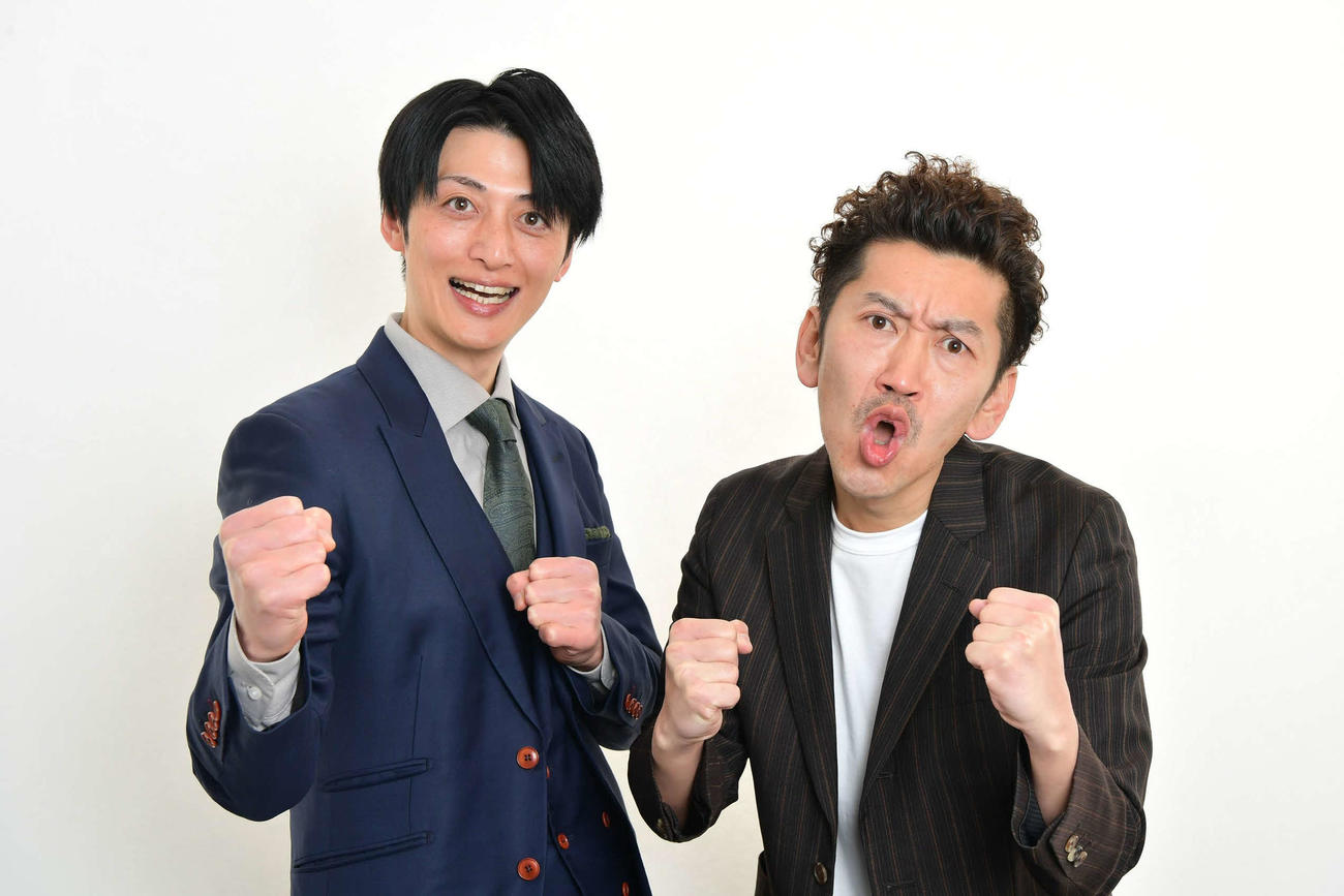 「THE SECOND～漫才トーナメント～2025」ファイナリストのツートライブ、たかのり、周平魂（右）