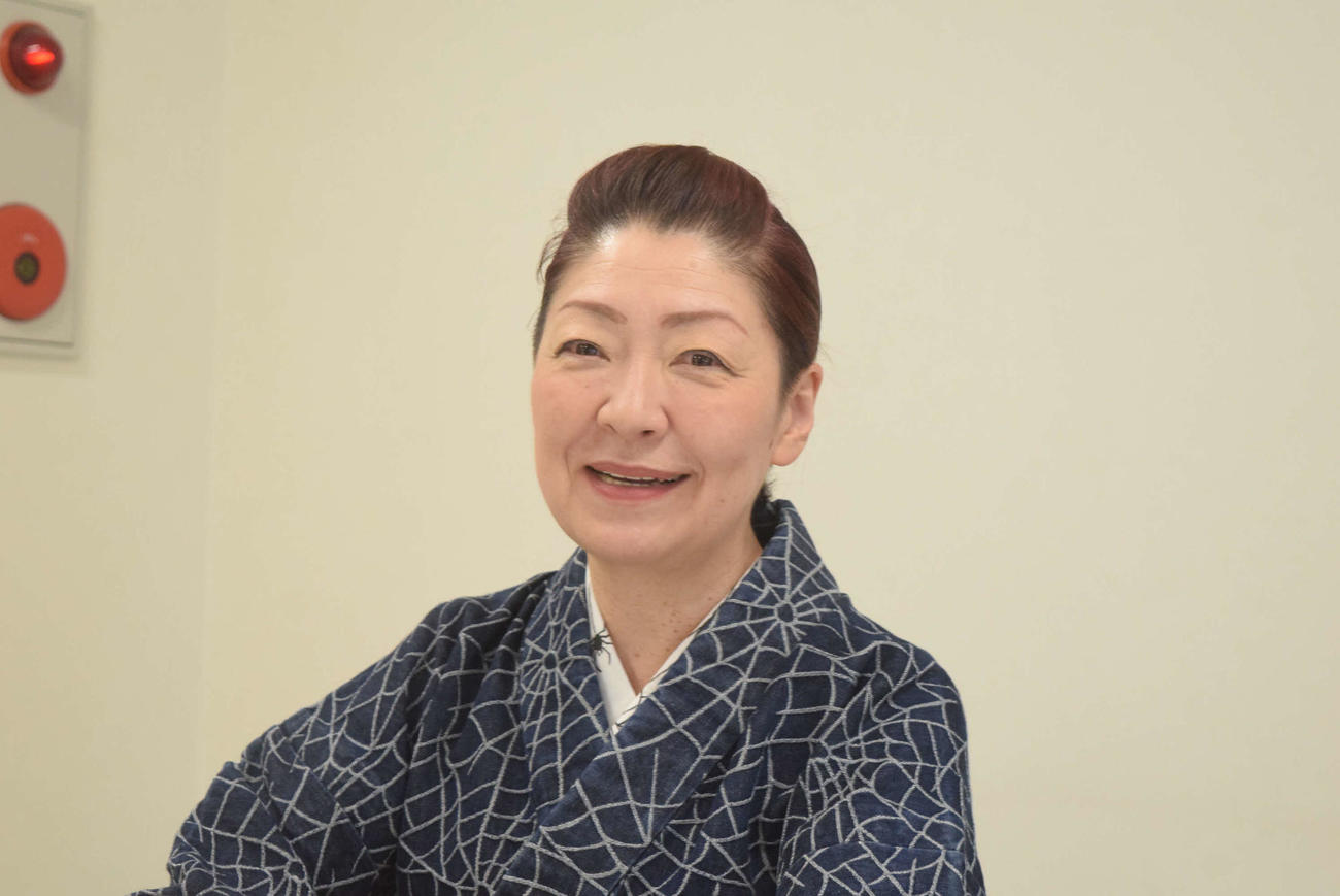 興味、交友関係が広い桂あやめ（撮影・阪口孝志）