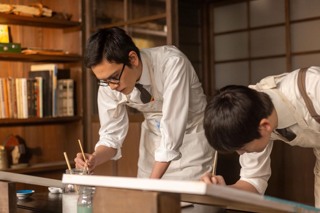 NHK連続テレビ小説「あんぱん」の1場面（C）NHK