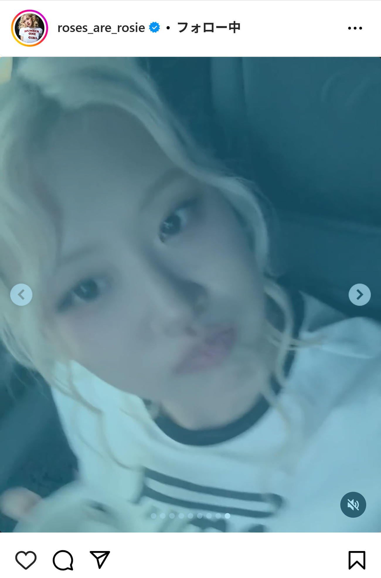 BLACKPINK・ROSEのインスタグラムから