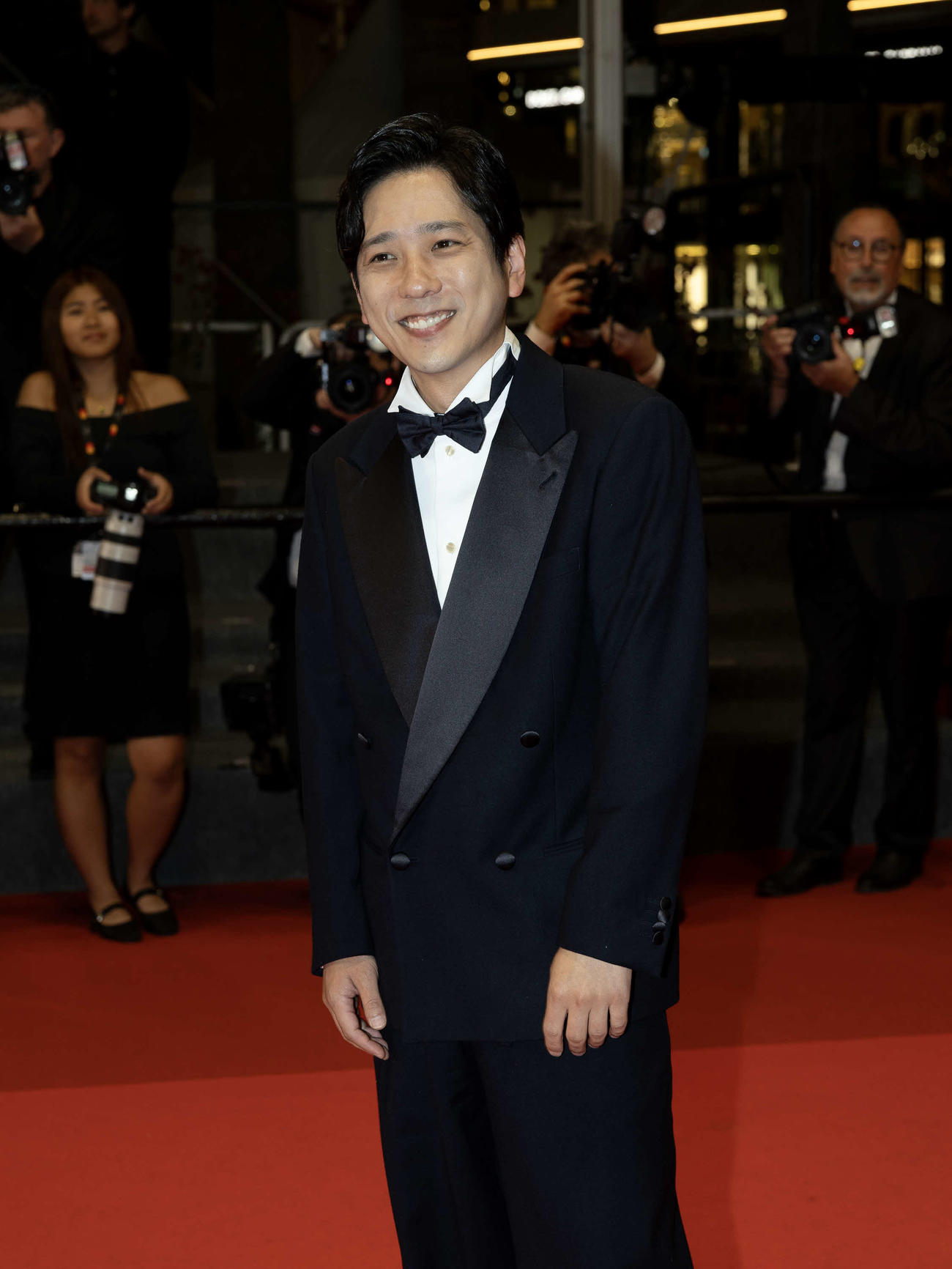カンヌ映画祭のレッドカーペットに立った、ミッドナイト・スクリーニング部門「8番出口」の二宮和也（C）Kazuko Wakayama