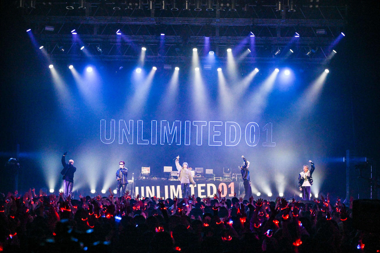 「MA55IVE BASE presents UNLIMITED 01」でパフォーマンスするMA55IVE THE RAMPAGE