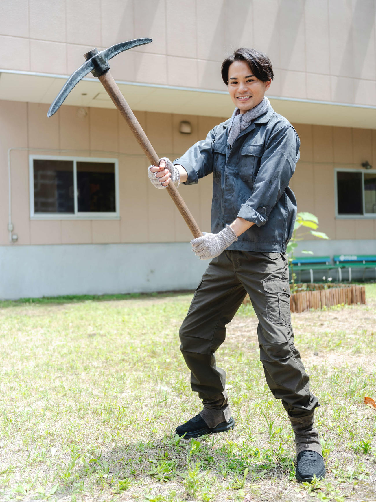 炭鉱採掘衣装の近藤雄介
