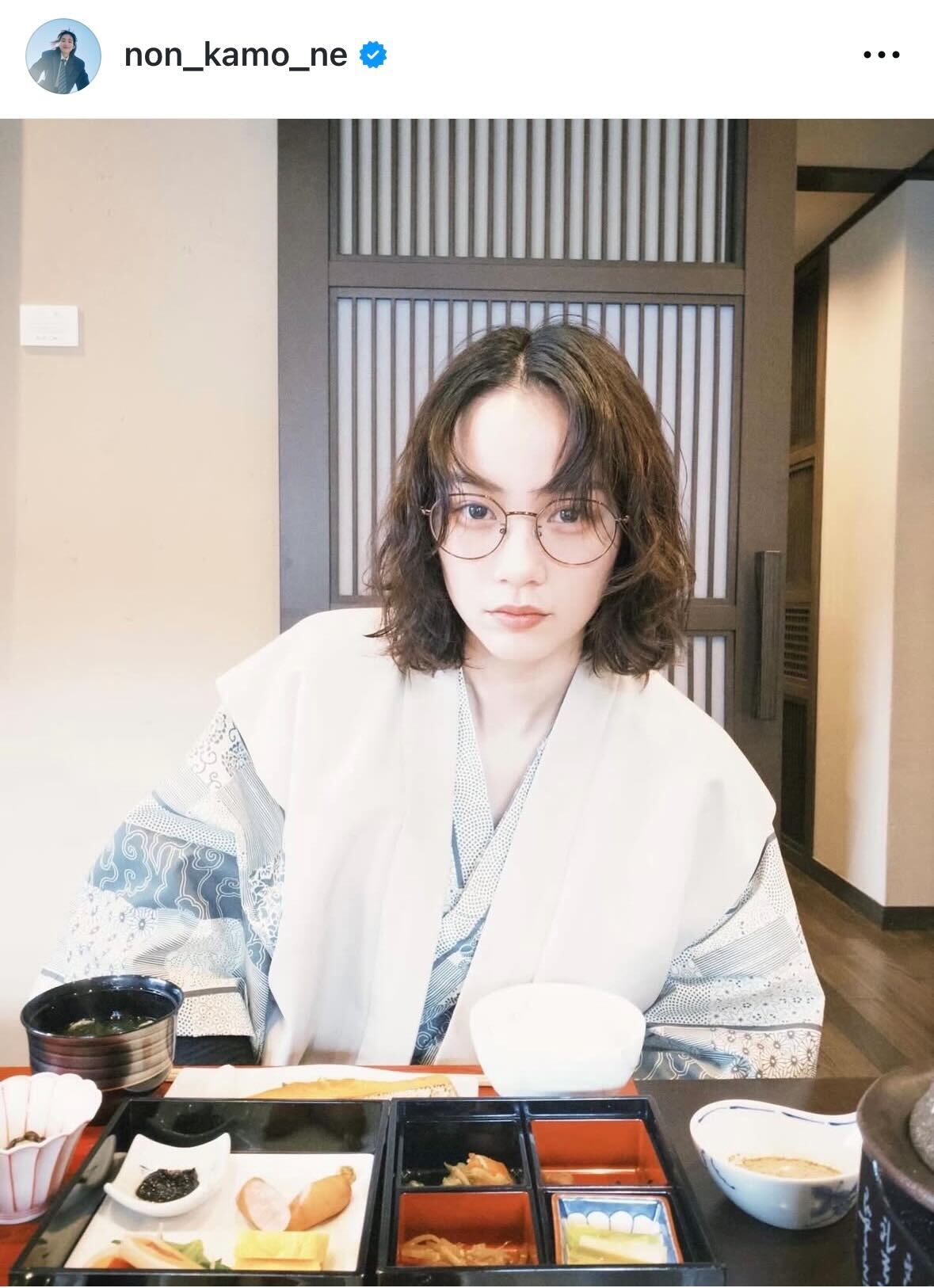 のんのインスタグラムから