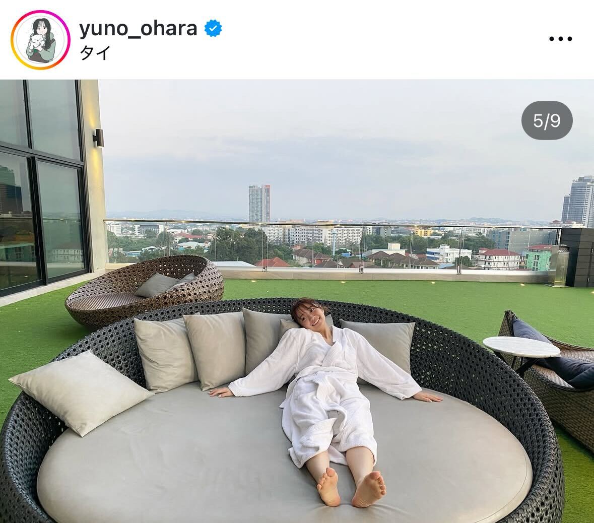 大原優乃のインスタグラムから