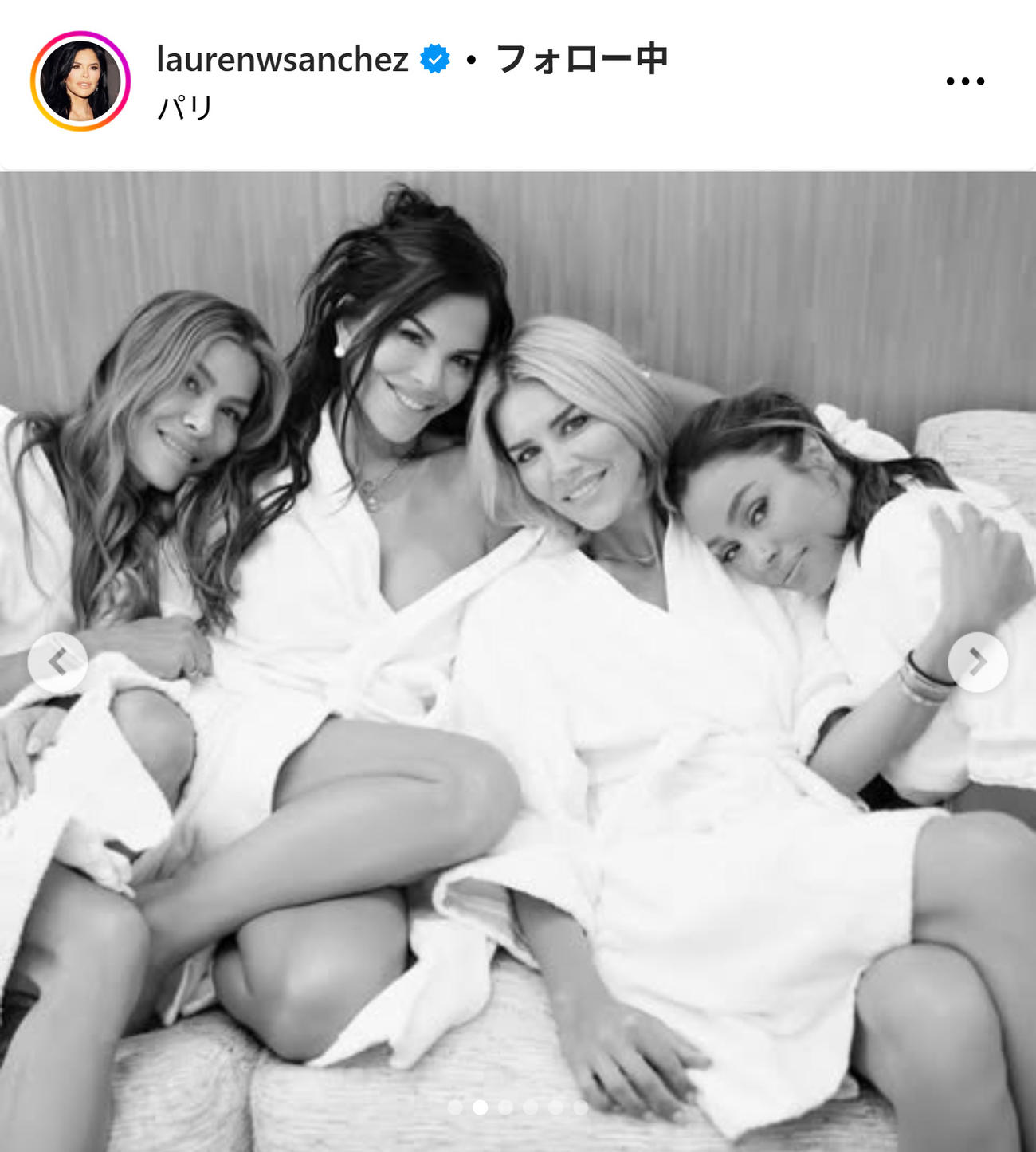 ローレン・サンチェスさんのインスタグラムから