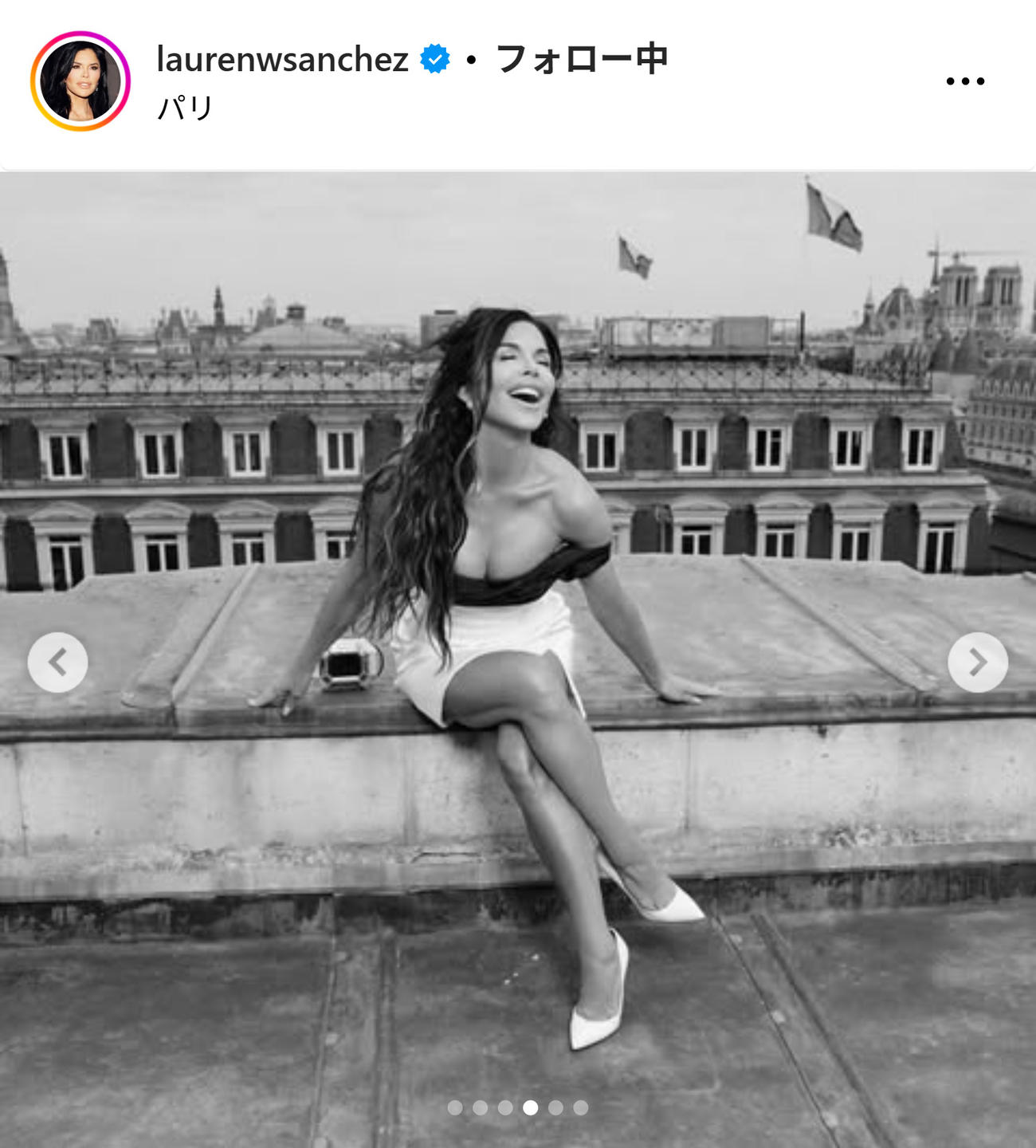 ローレン・サンチェスさんのインスタグラムから