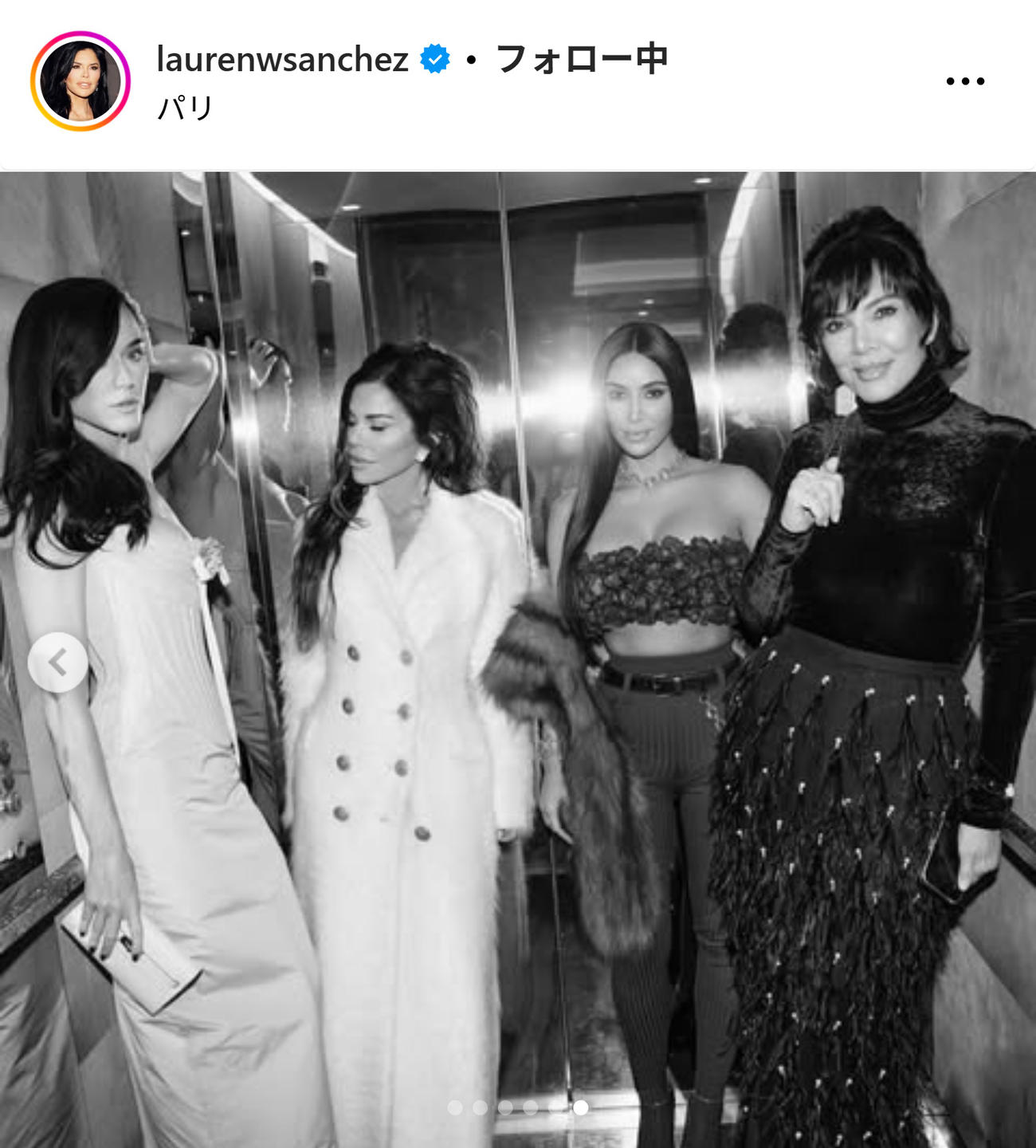 ローレン・サンチェスさんのインスタグラムから