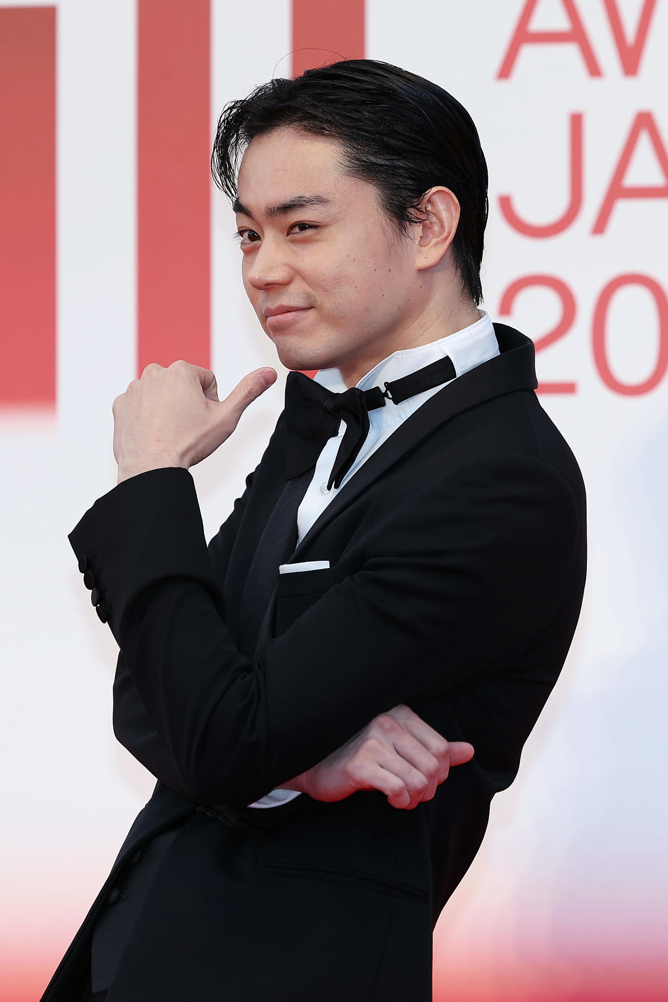 「MUSIC AWARDS JAPAN2025」のレッドカーペットに出席した菅田将暉（撮影・前田充）