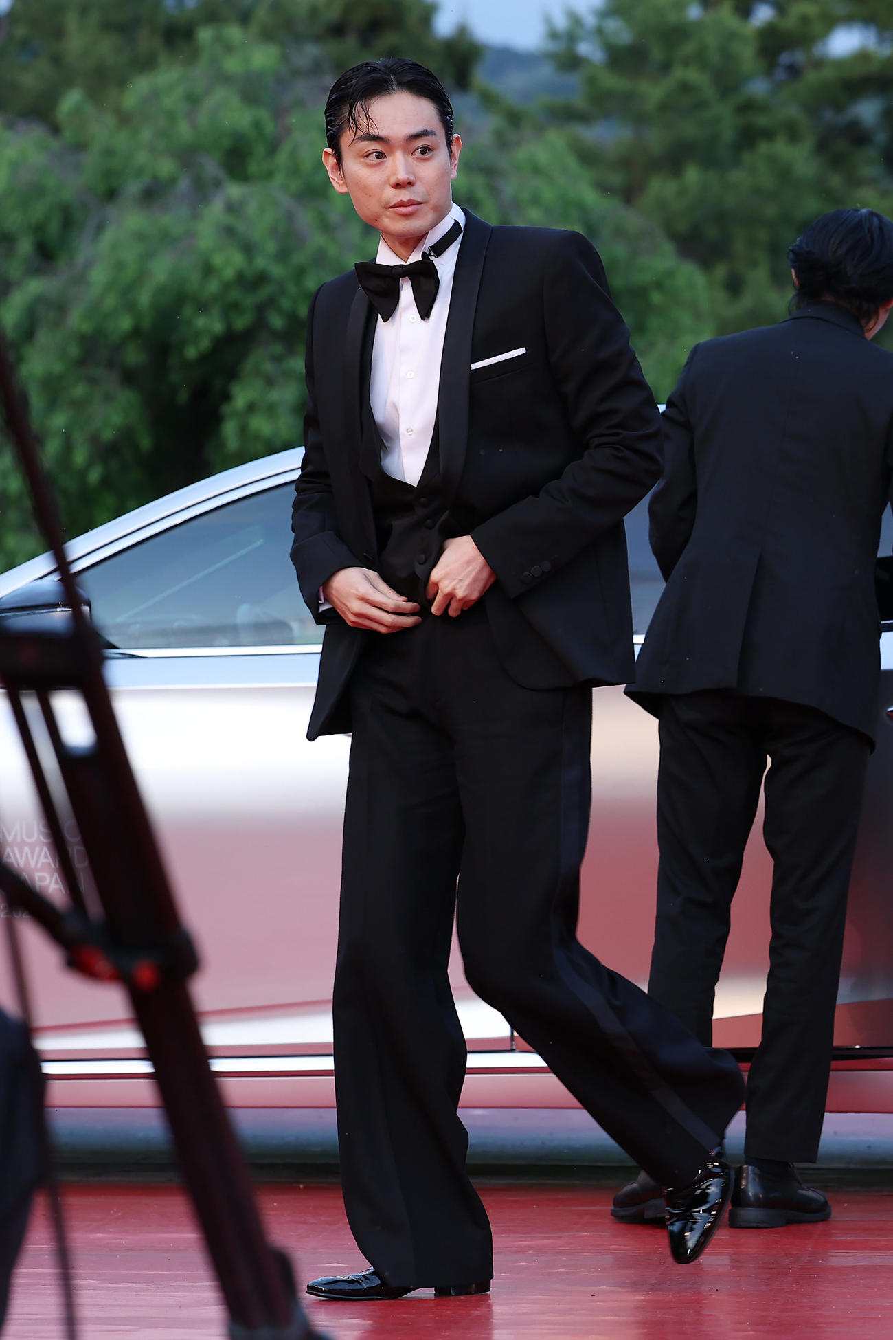 「MUSIC AWARDS JAPAN2025」のレッドカーペットに出席した菅田将暉（撮影・前田充）