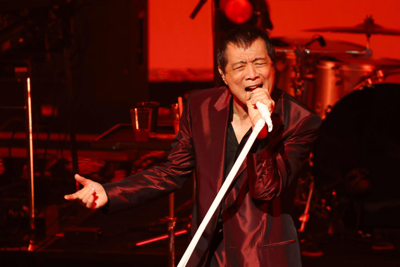 「MUSIC AWARDS JAPAN 2025 Grand Ceremony」でパフォーマンスする矢沢永吉（（C）CEIPA／MUSIC AWARDS）